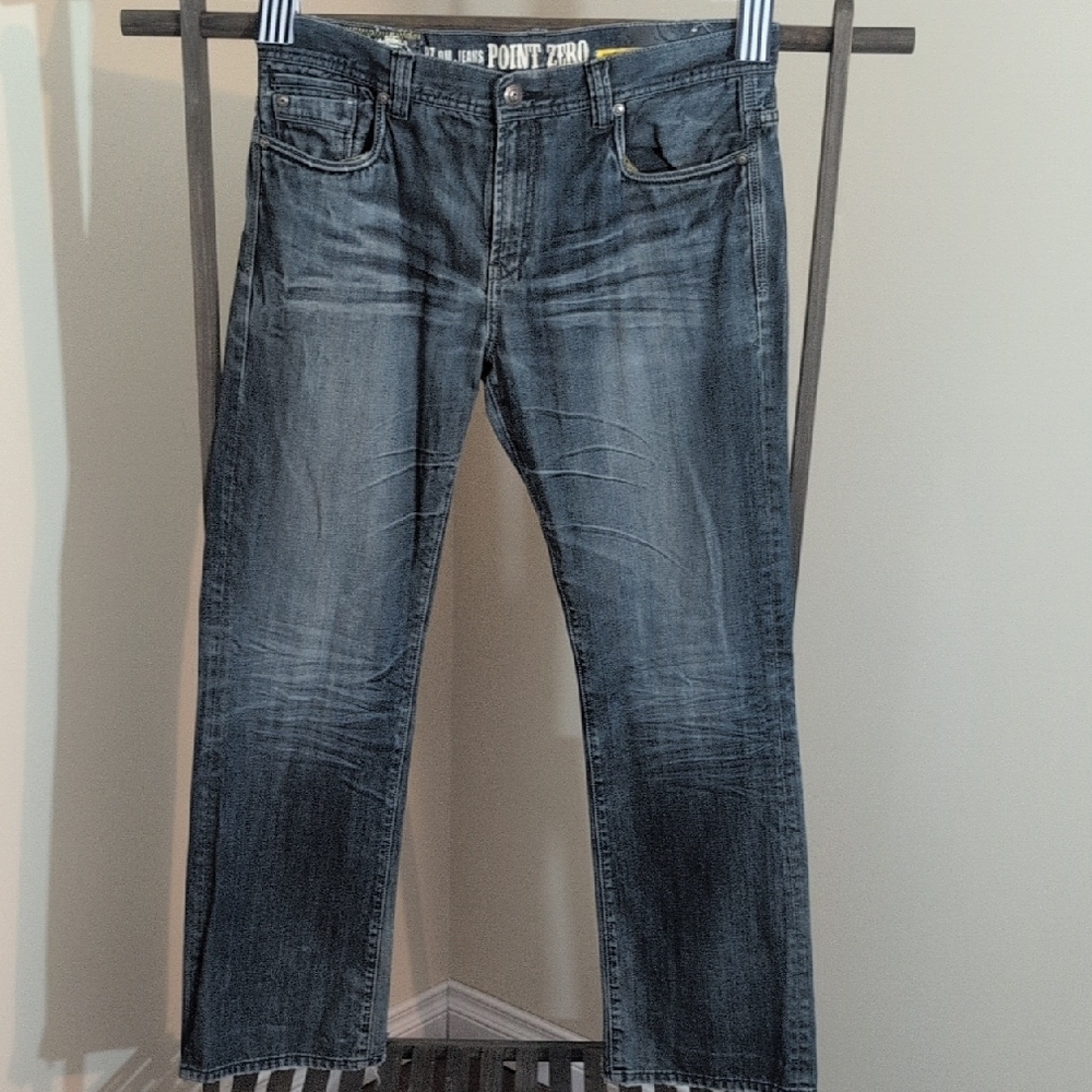 Point Zero | Men's Dark Blue Relaxed Jeans